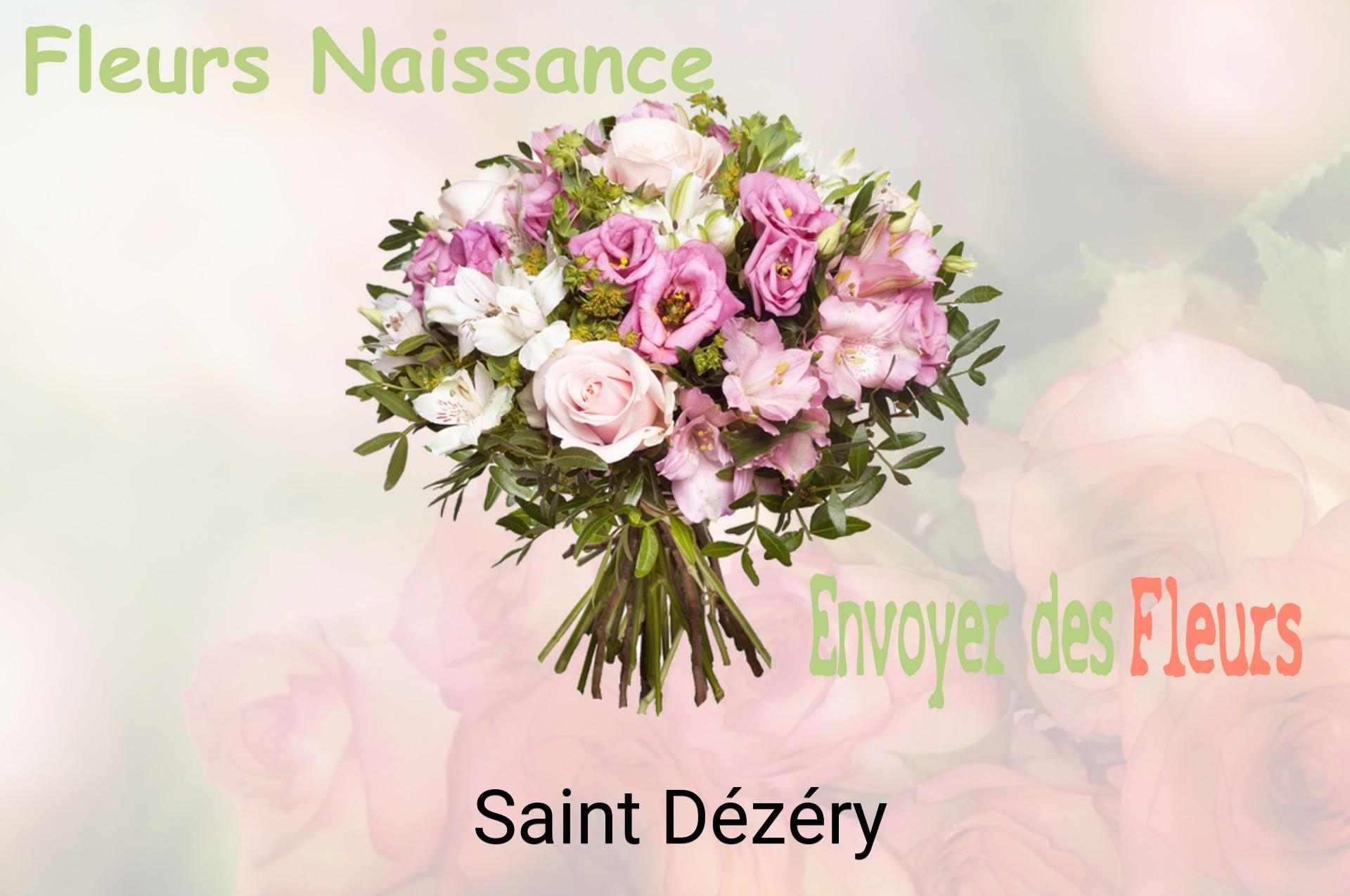 Bouquet de fleurs de naissance livré à Saint-Dézéry